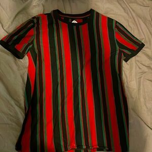 Black red and green BHM shirt